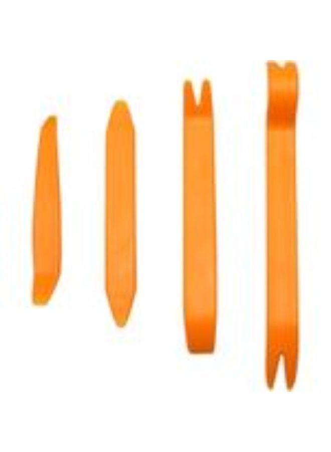 4pcs Panel Trim Auto Removal Tool Door Clip Removal Tool Pry Tool Kit Car Dash Audio Installer Radio Removal Pry Kit Tool Multicolour - Image 1